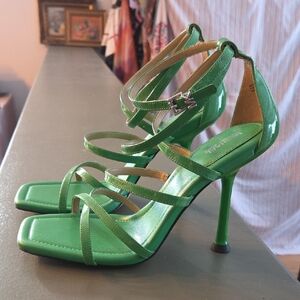 Michael Kors Green Strappy Heel